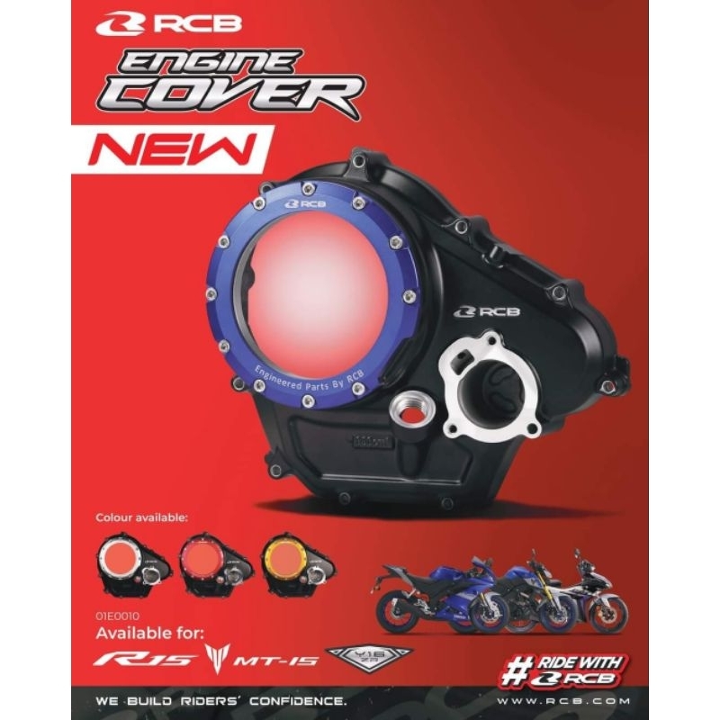 RCB Racing Boy Yamaha Y16ZR Racing Clutch Cover / transperant Clutch ...