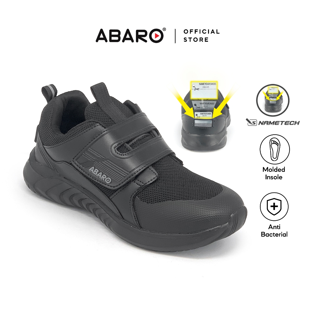 ABARO 2807N NameTech Ultralight Unisex School Shoes Breathable Mesh ...