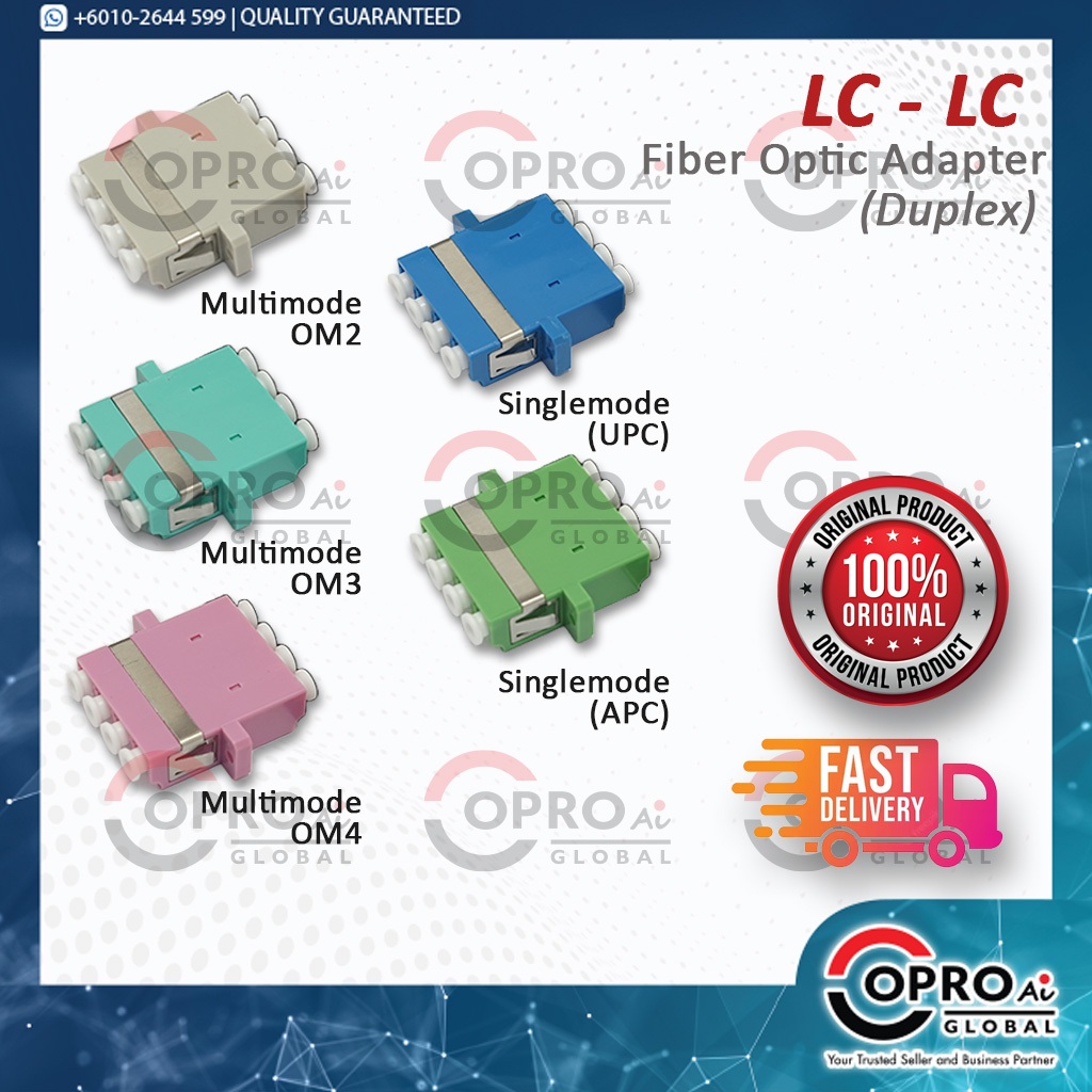 [Duplex] TM test-passed Singlemode Multimode Fiber Optic Adapter ...