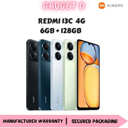 📱REDMI 13C (6+128GB) ORIGINAL XIAOMI MALAYSIA (1YEARS WARRANTY ...