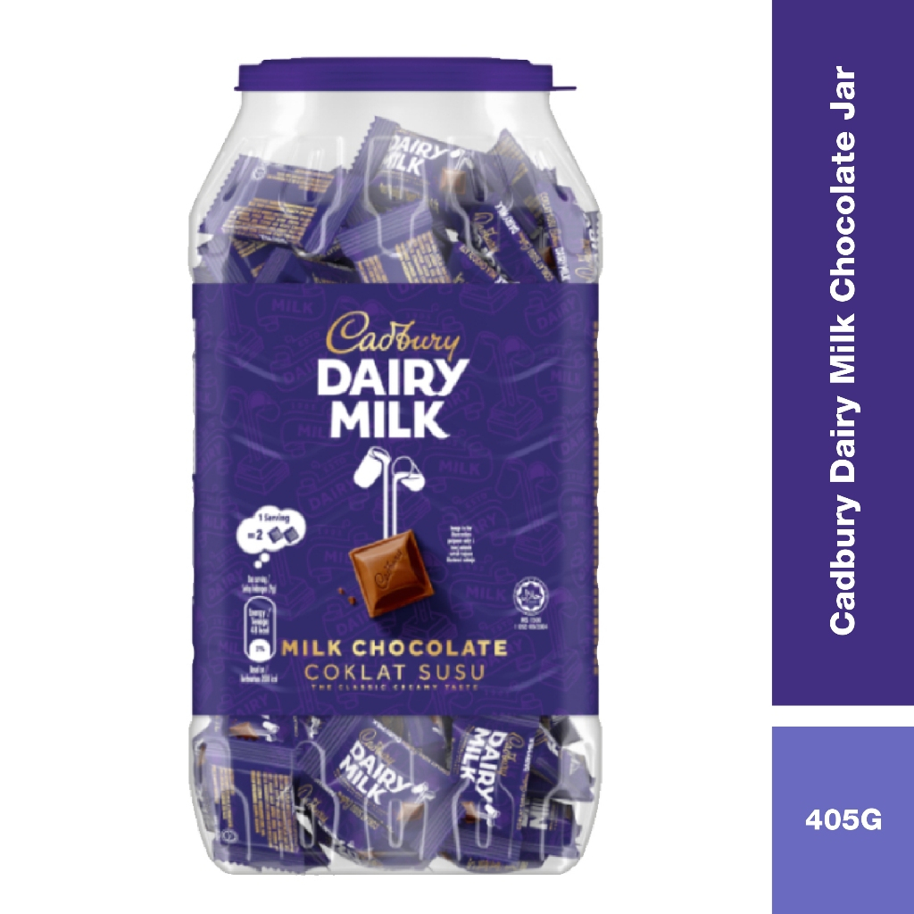 Cadbury Dairy Milk Chocolate Jar (405g) Shopee Malaysia