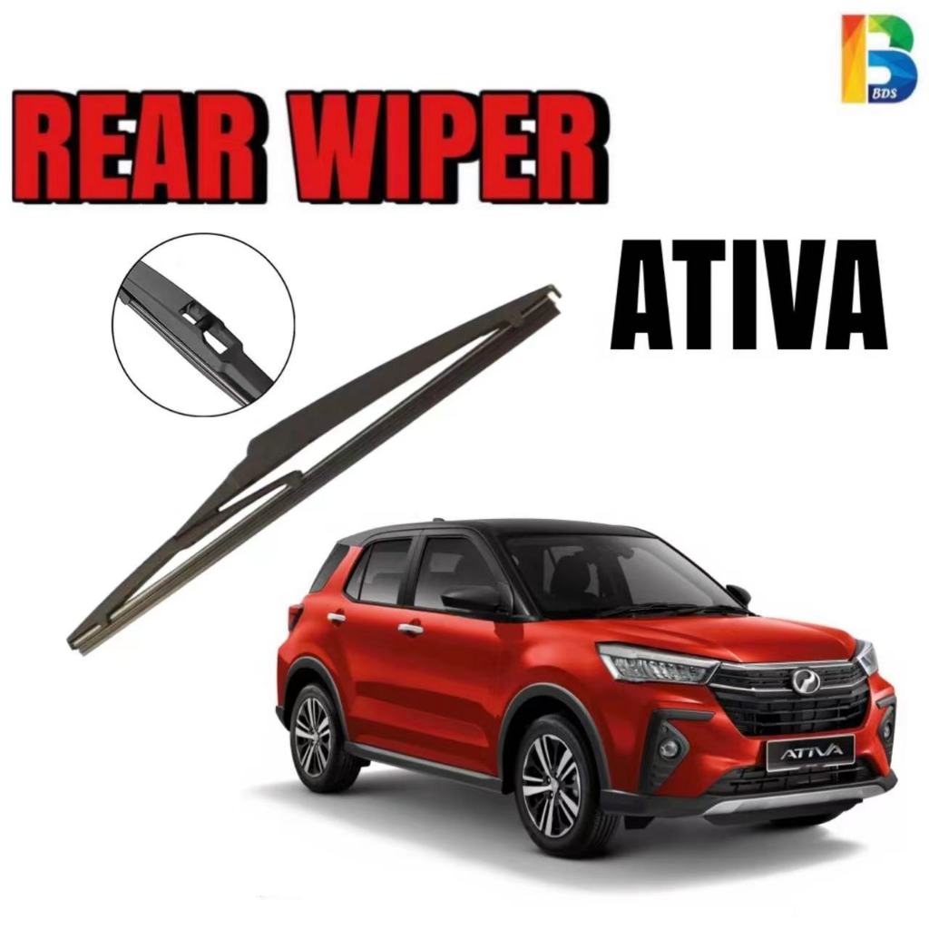PERODUA ATIVA REAR WIPER Belakang Tail Wiper Silicone Wiper Blades Car ...