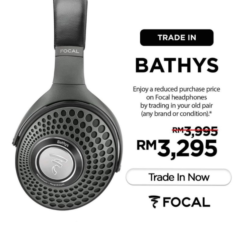 FOCAL NEW Bathys Over Ear Noise Cancelling Bluetooth Headphones