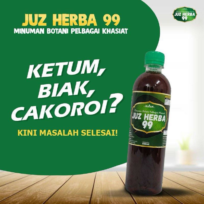 JUS HERBA 99 / JUS BERHENTI KETUM PENAWAR KETUM ROKOK JUZ HERBA 99 ...