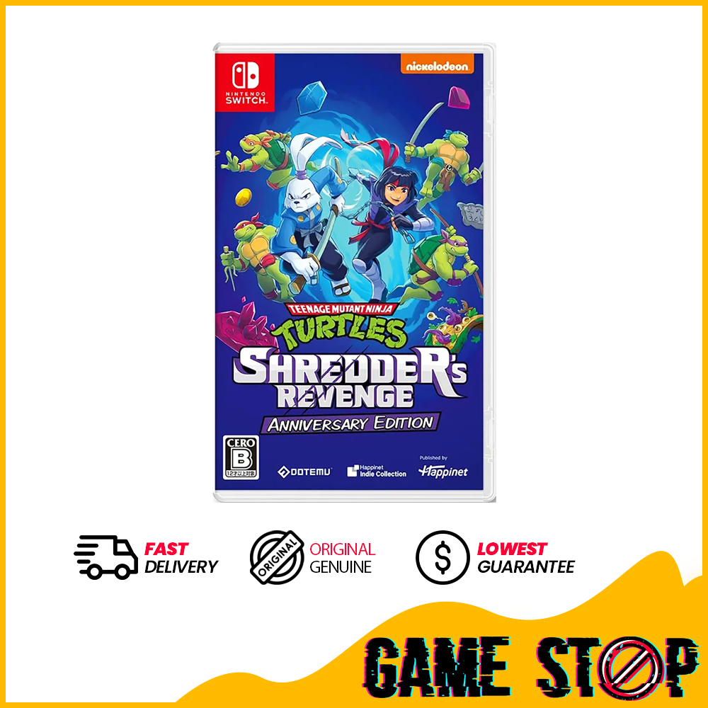 NSW Switch Teenage Mutant Ninja Turtles Shredder's Revenge Anniversary