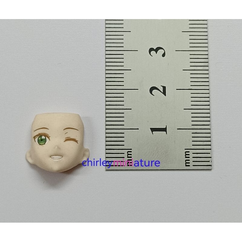 Female action figure head sculpt 1/12 / Figma 1/12 head sculpt Shopee
