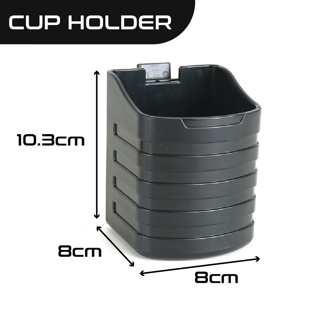 Fishing Tackle Box Set Fishing Storage Box large Seated Pole Cup Holder