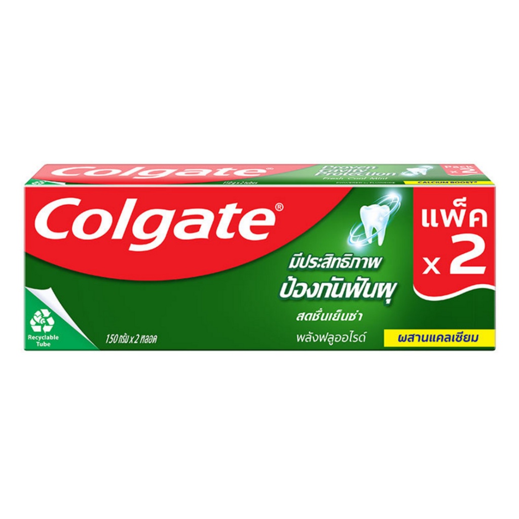 Colgate Toothpaste, refreshing and cool, 150 grams (double pack