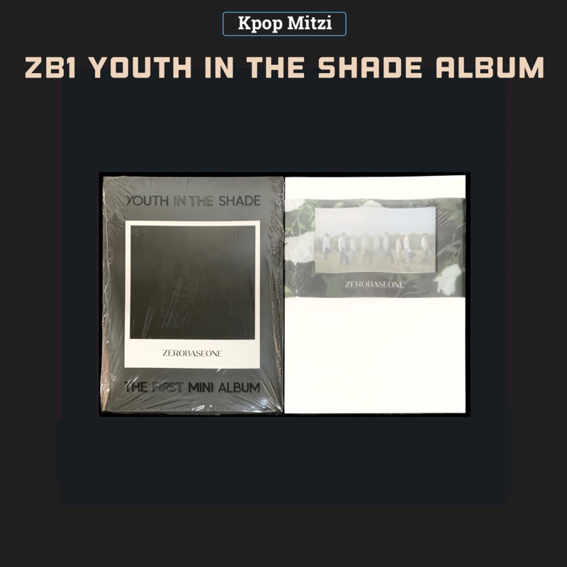 ZB1 YOUTH IN THE SHADE 1ST MINI ALBUM ZEROBASEONE(UNSEALED) | Shopee ...