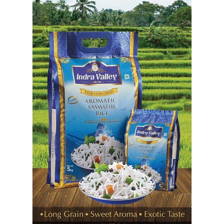 Indra Valley Aromatic Basmati Rice 5kg Shopee Malaysia