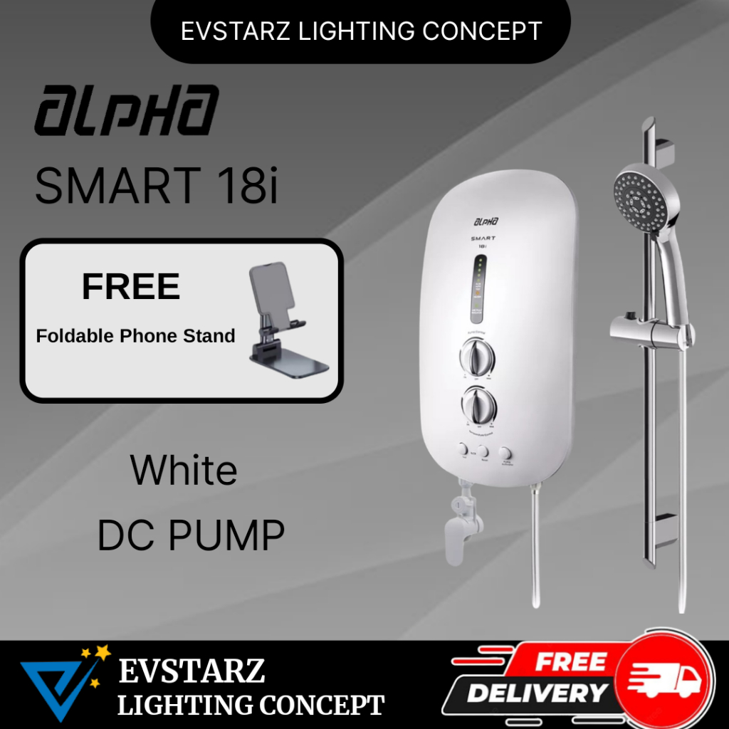ALPHA SMART 18i/E DC Pump or Non Pump Instant Water Heater