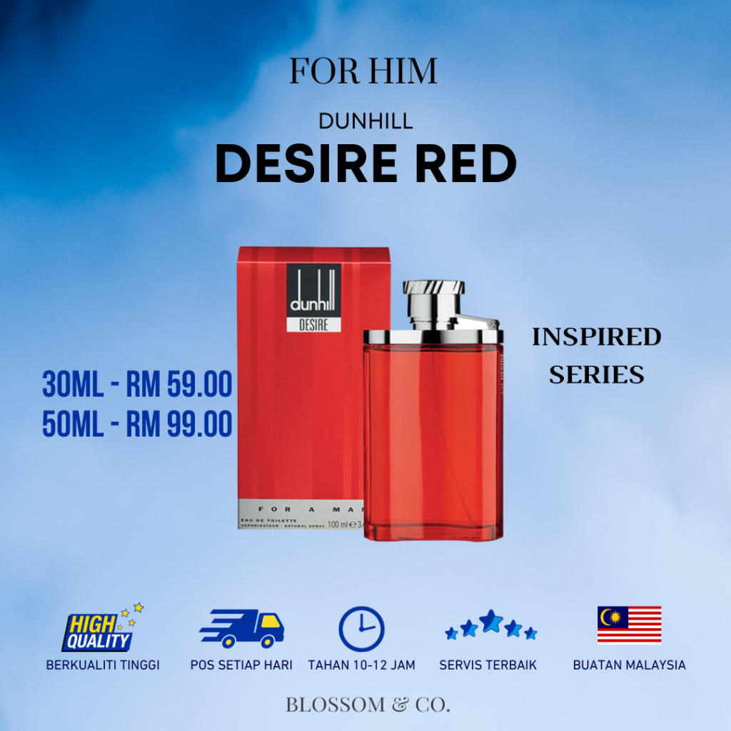 DESIRE RED by DUNHILL HIGH QUALITY 90% SAME WITH ORIGINAL EDP PERFUME ...