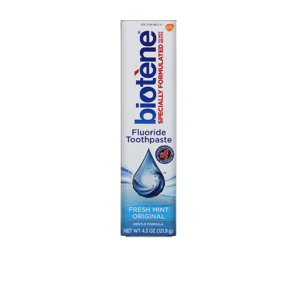 Biotene Dental Products Fluoride Toothpaste Fresh Mint Original 121.9 g ...