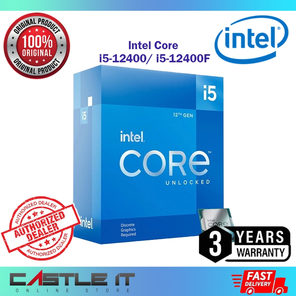 Processeur Intel Core i5-12400 2.5 GHz, Processeurs Intel