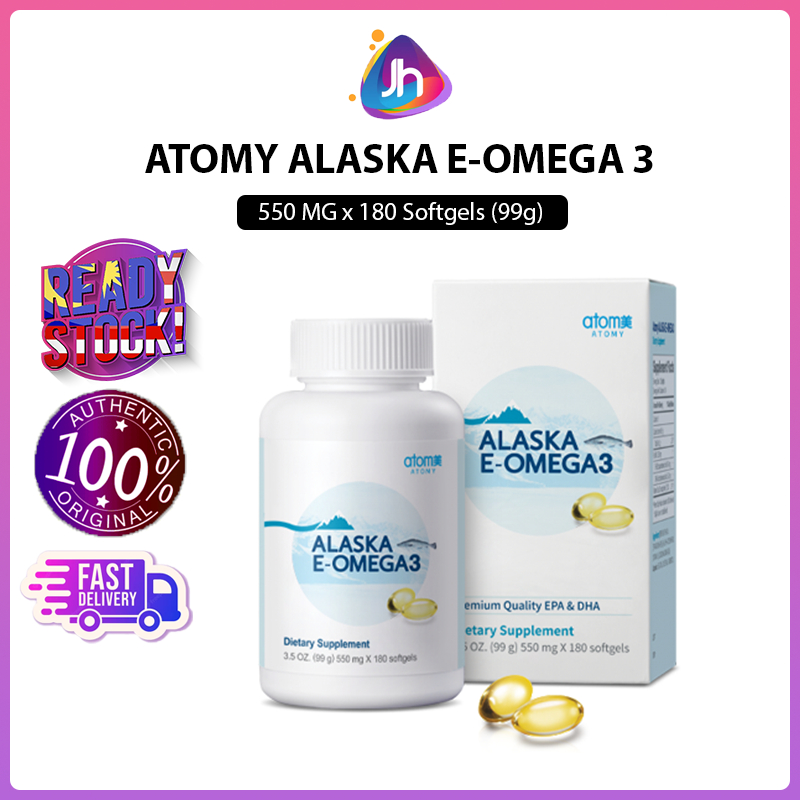 [Ready Stock] Atomy Alaska EOmega 3 艾多美 阿拉斯加 高濃度魚油軟膠囊 Shopee Malaysia