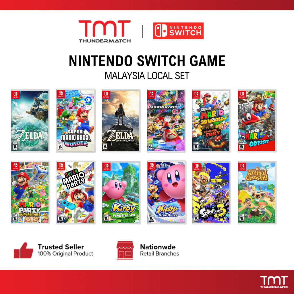 [Nintendo Official] Nintendo Switch Game Malaysia Local Stock | Zelda ...