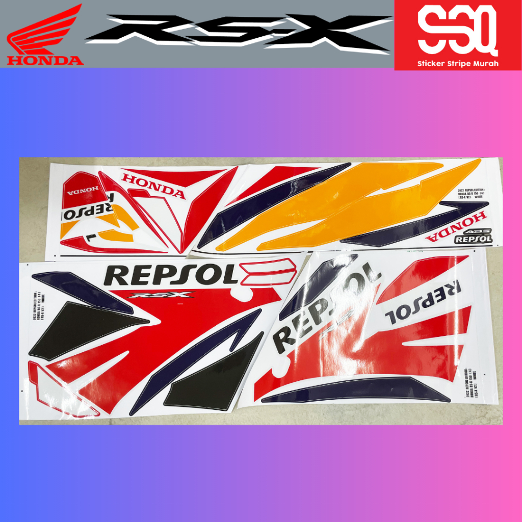 High Quality Aaa Premium Sticker Stripe Honda Rsx Honda Repsol Cover Set Body Set Coverset