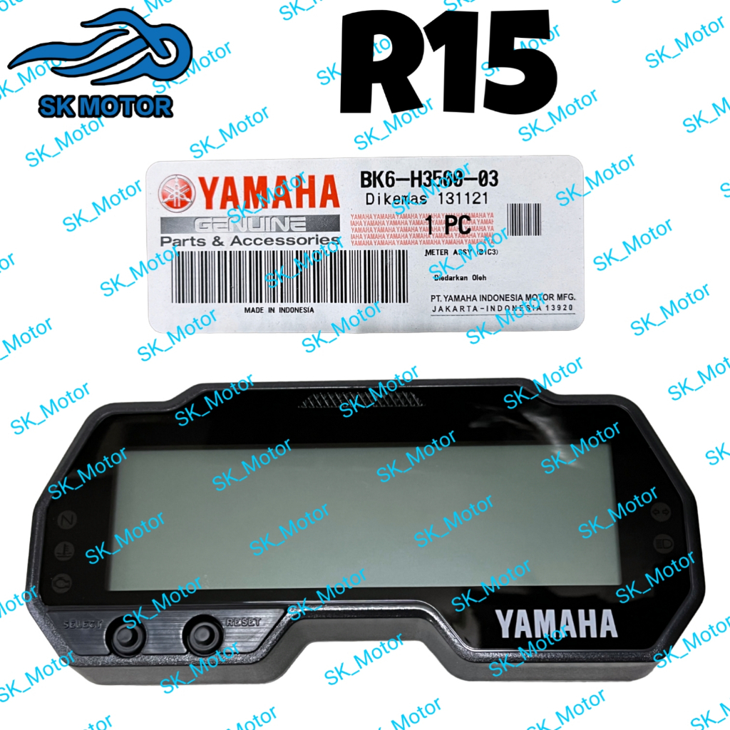 Yamaha YZF-R15 V3 / R15M R15 M Original Speedometer Assy Speedo Meter  BK6-H3500-03 BDJ-H3500-00 | Shopee Malaysia