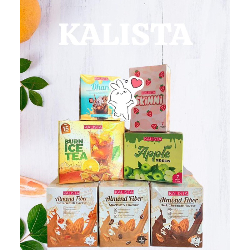 KALISTA ALMOND FIBER KALISTA ICE TEA Shopee Malaysia
