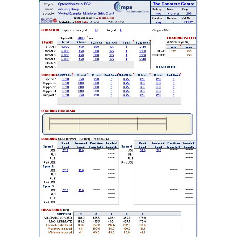 Subframe Analysis Design Spreadsheet as per Eurocode | Shopee Malaysia