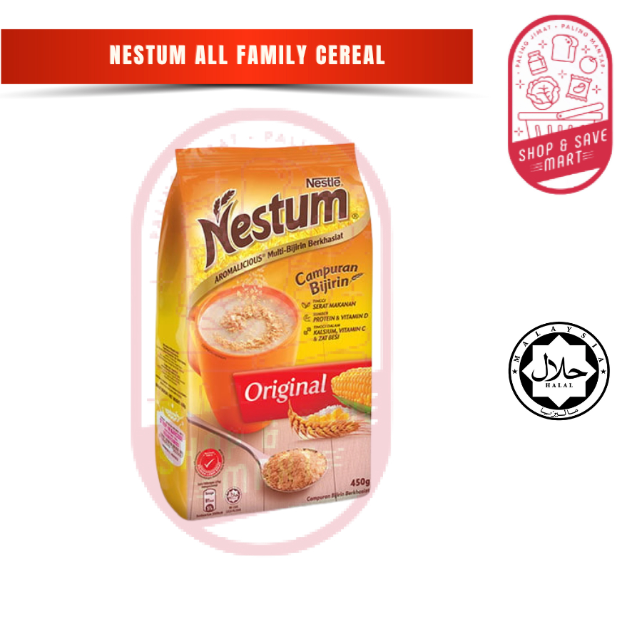 Nestle Nestum All Family Cereal Original Soft Pack - (Size: 225g / 450g ...