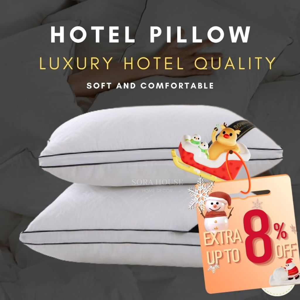 [DP1 ] 5 STAR PILLOW HOTEL Quality Pillow Bantal Hotel Premium Pillow