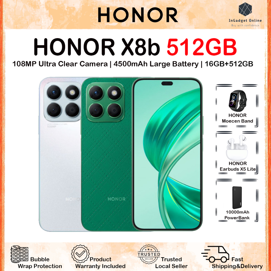 HONOR X8b Smartphone | 16GB RAM (8+8GB Extended Ram) | 512GB ROM ...