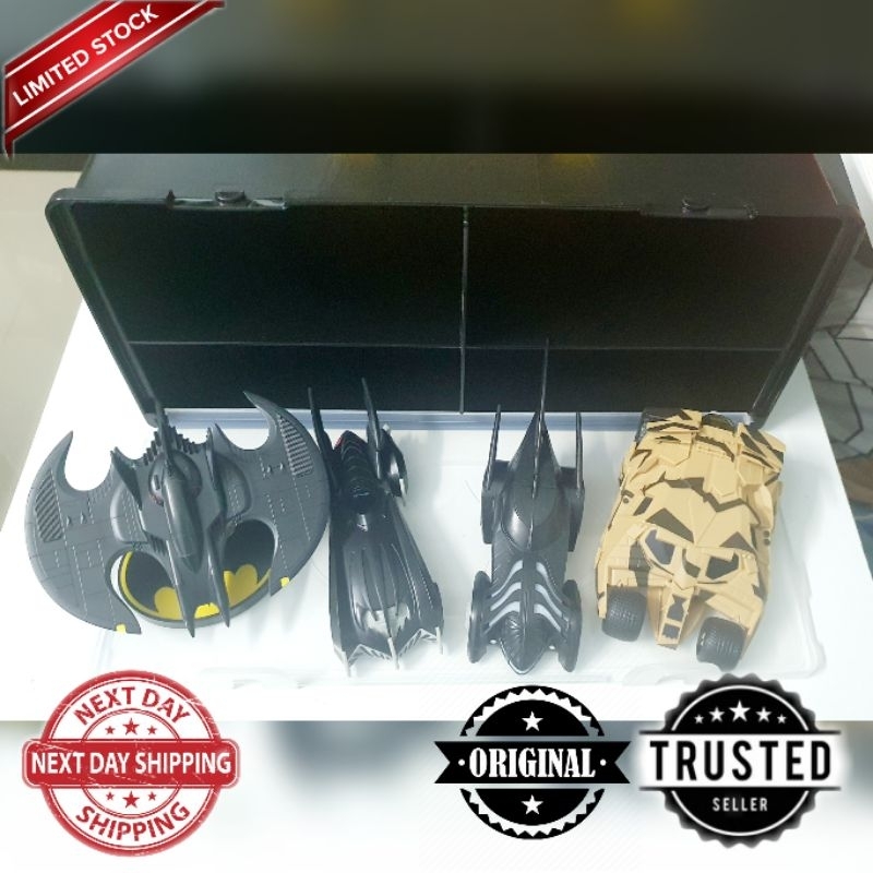 Original Caltex Batman All Set Batwing Batmobile Model Diecast 2021 ...