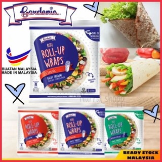 5 Pcs in 1 ROLL UP WRAPS ROTI LEPER CAPATI PARATHA GARDENIA CLASSIC ...