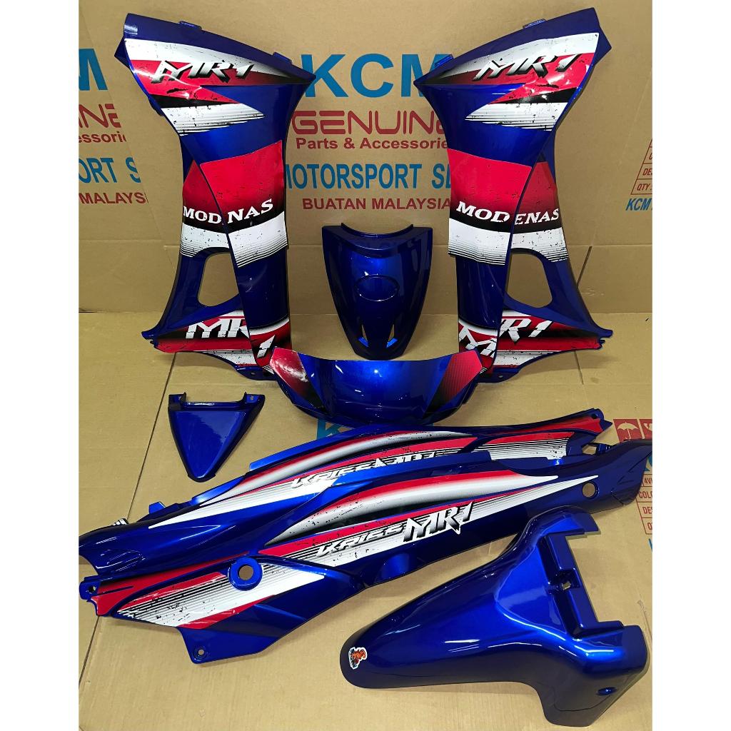 Coverset Motor Hld Modenas Kriss Mr Siap Tampal Sticker Shopee Malaysia