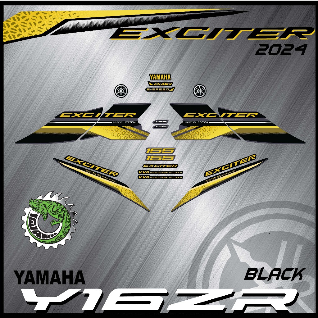 STRIPE MOTOR YAMAHA Y16 Y16ZR EXCITER VVA ABS 155 (76) BODY STICKER ...