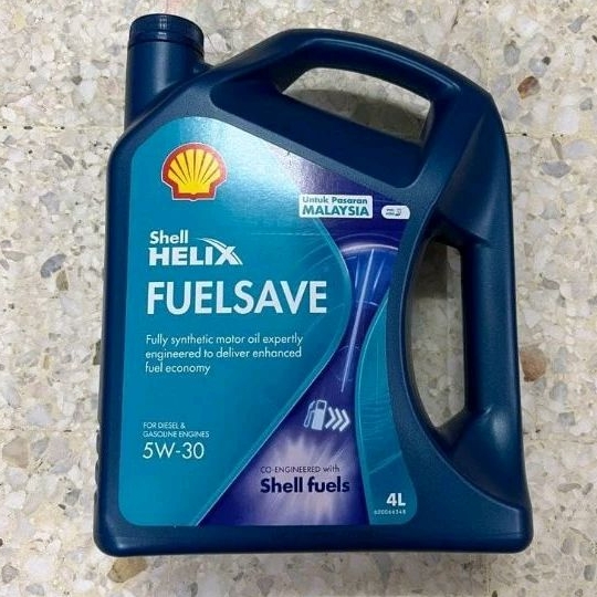 Shell Helix Fuelsave W Fully Synthetic Liter Shopee Malaysia