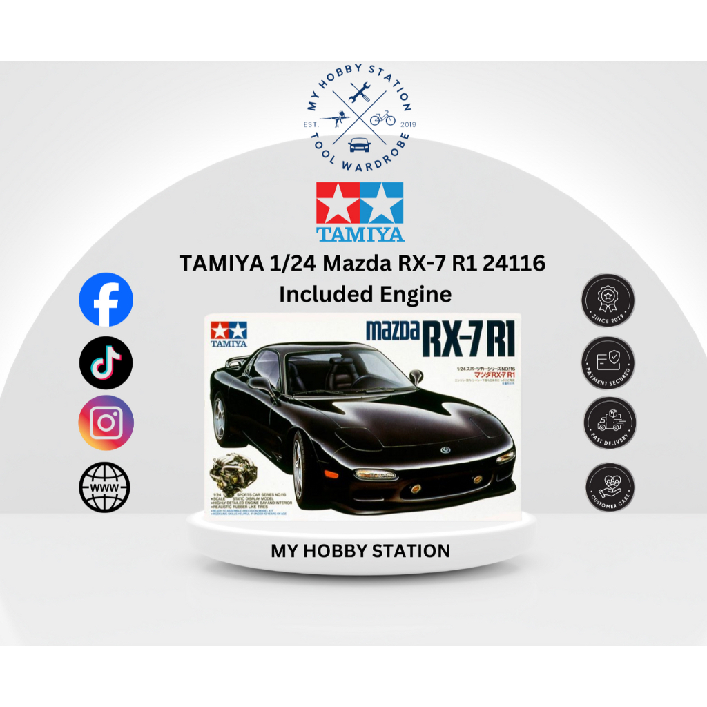 Tamiya 1/24 Mazda RX-7 R1 24116