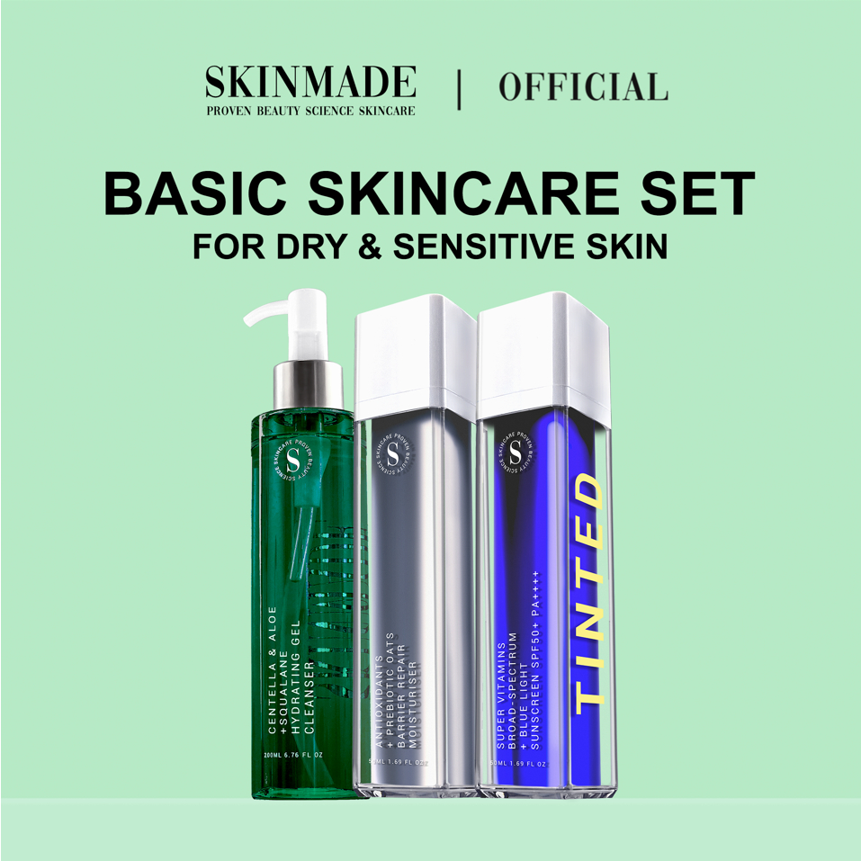 SKINMADE Basic Skincare Set Dry & Sensitive Skin (3 Pcs) | Shopee Malaysia