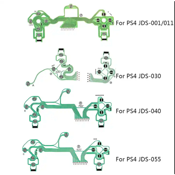 Replacement Button Ribbon Circuit Board For PS4 Controller Conductive ...