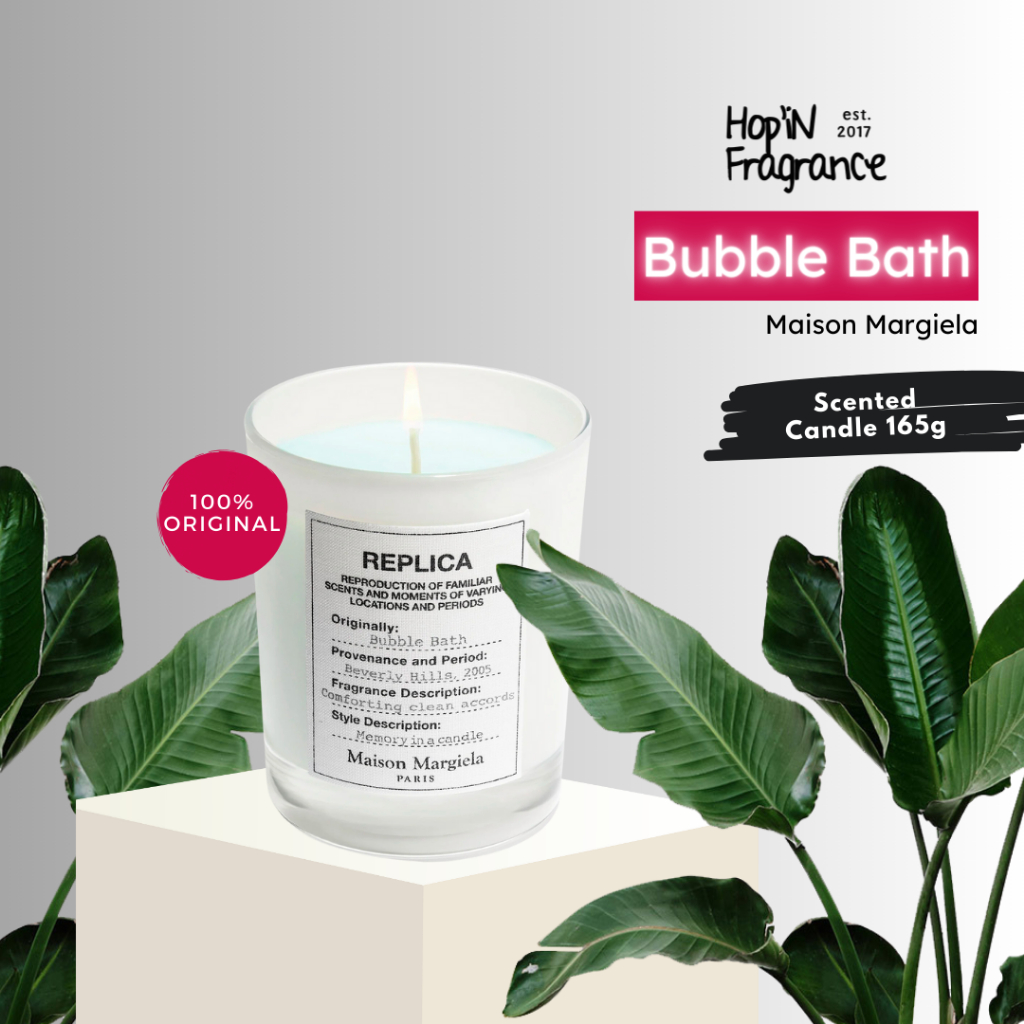 Original Replica Bubble Bath 165g Scented Candle Shopee Malaysia