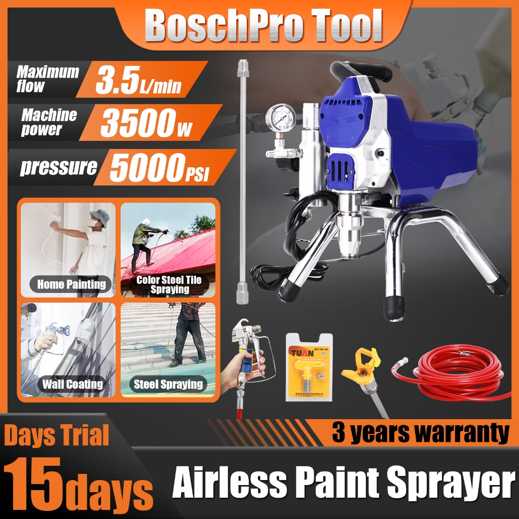 Electric High Pressure Airless Paint Sprayer 2200W Spraying Machine