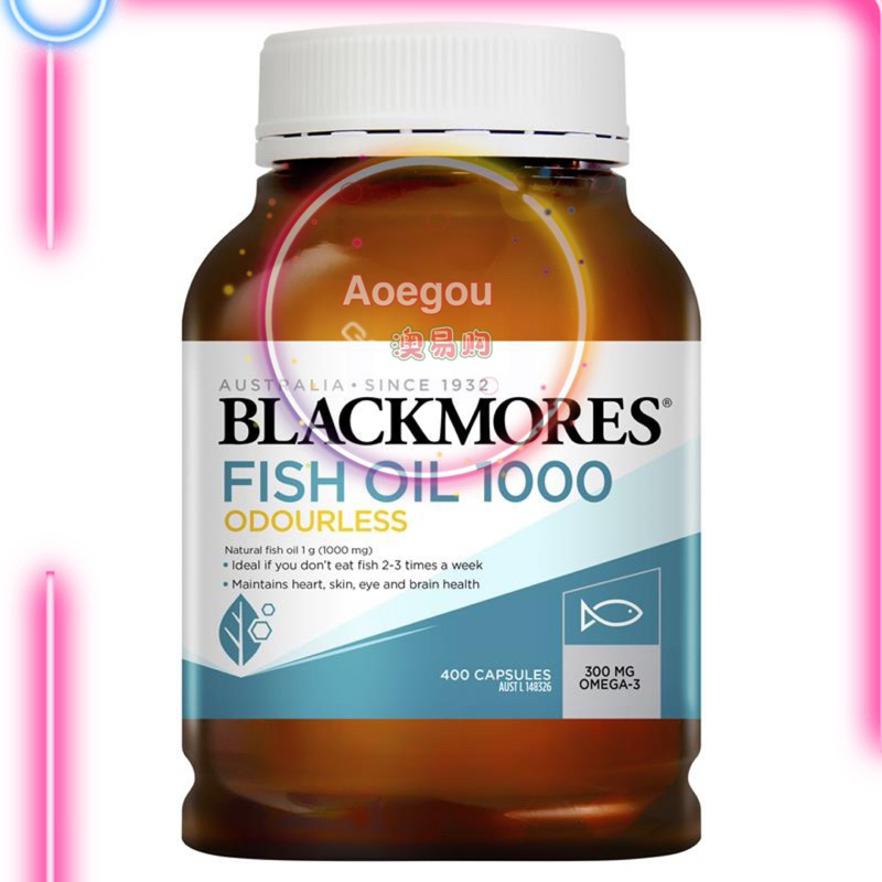 Blackmores Fish Oil 1000mg Omega-3 Capsules 400 Pack