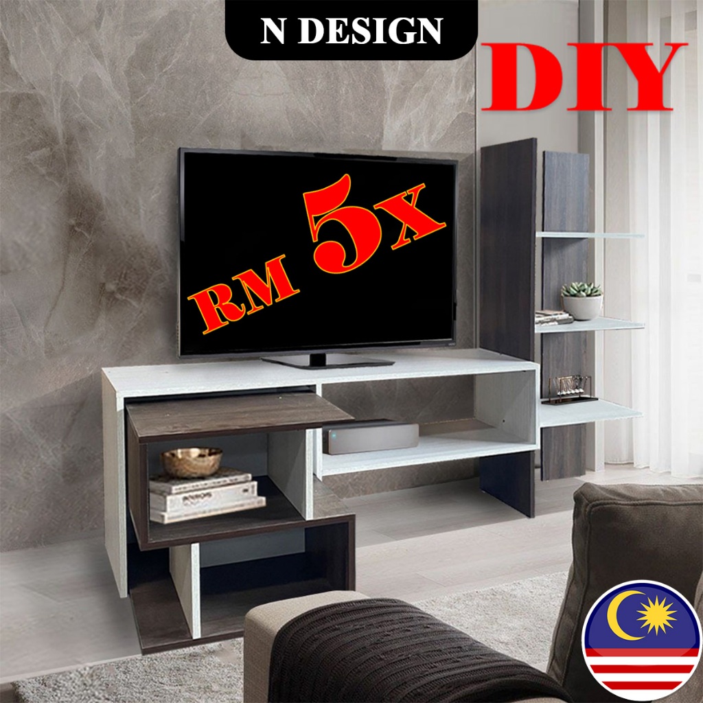 [N Design] TV Modern Diy / TV Rack / Rak TV / Living