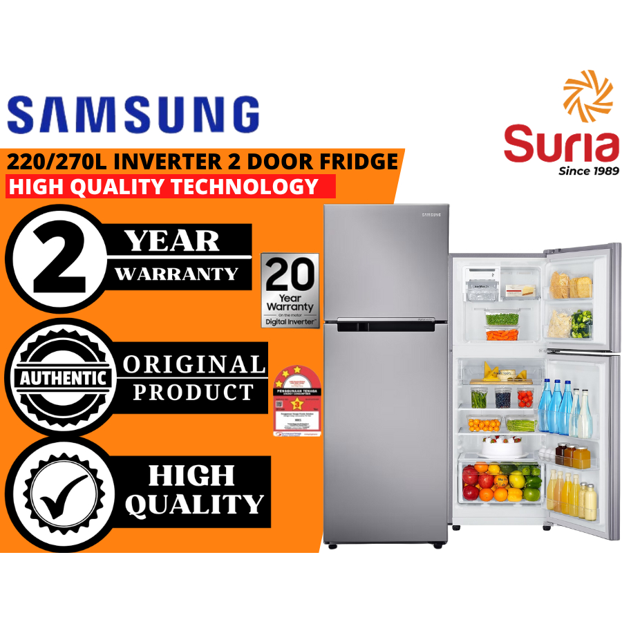 (Free Delivery Penang,Kedah & Perlis)Samsung 220/270L Digital Inverter ...