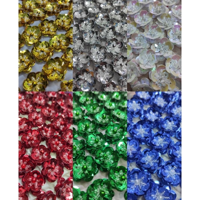 2cm Flower Sequin Labuci Bunga | Shopee Malaysia