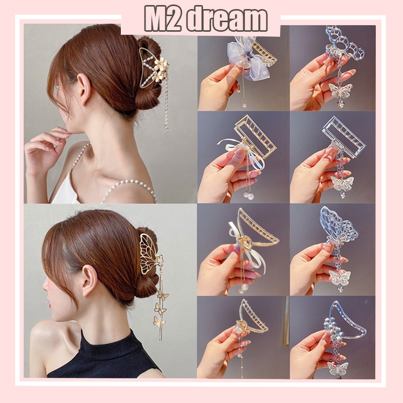 【READY STOCK】Korean Style New Hair Pins Fashionable Tassel Metal ...