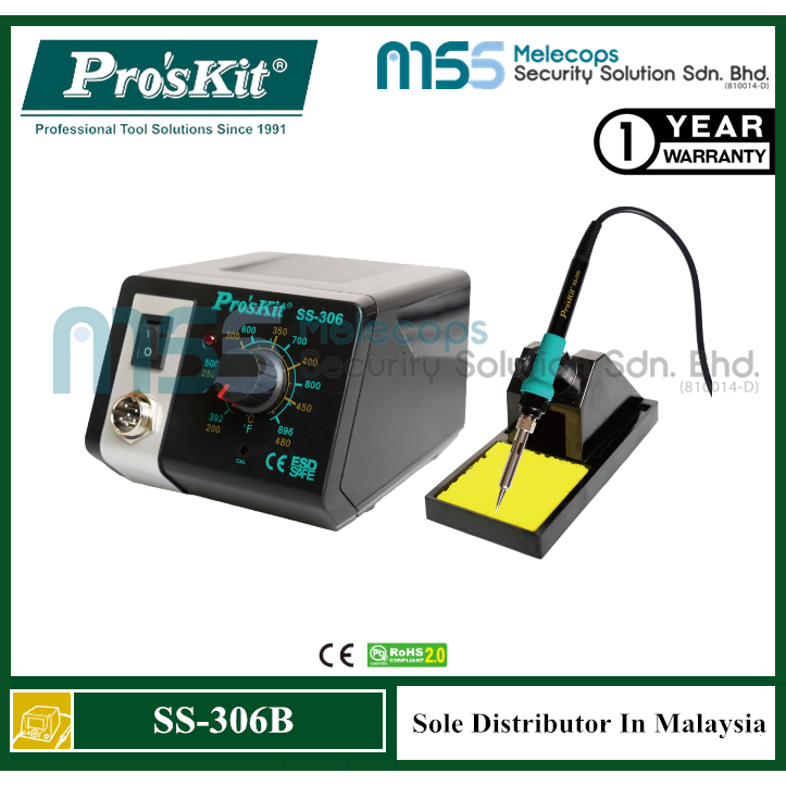 Pro'skit SS-306B Temperature-Controlled Soldering Station | Shopee Malaysia