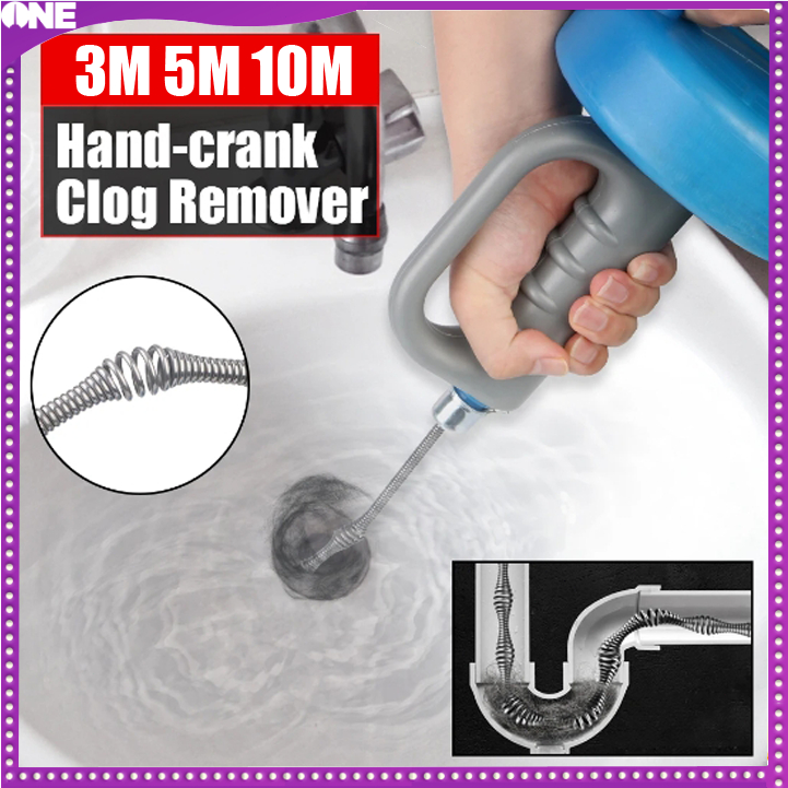 Spiral Drain Cleaner Pipe Cleaner Sink Pipe Dredge Cleaner Hair Removal ...