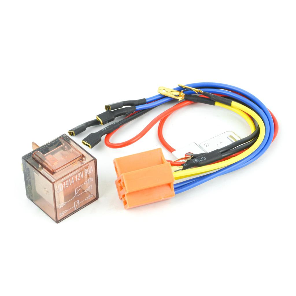 HORN RELAY JD1914 12V 80A 5 Pin Relay with LED Relay Socket HORN RELAY