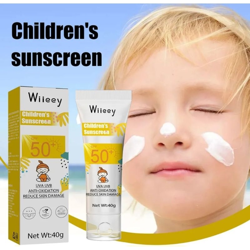 Kids Baby Sunscreen Refreshing Mild Non-irritating Face Body Sunblock ...