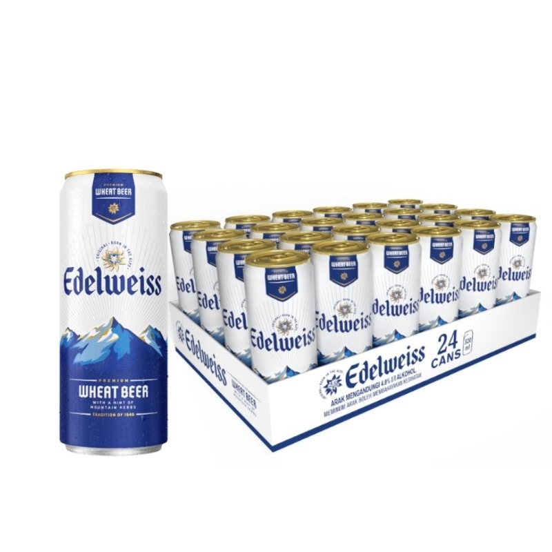 Edelweiss Wheat Can24 X320ml Shopee Malaysia 1459