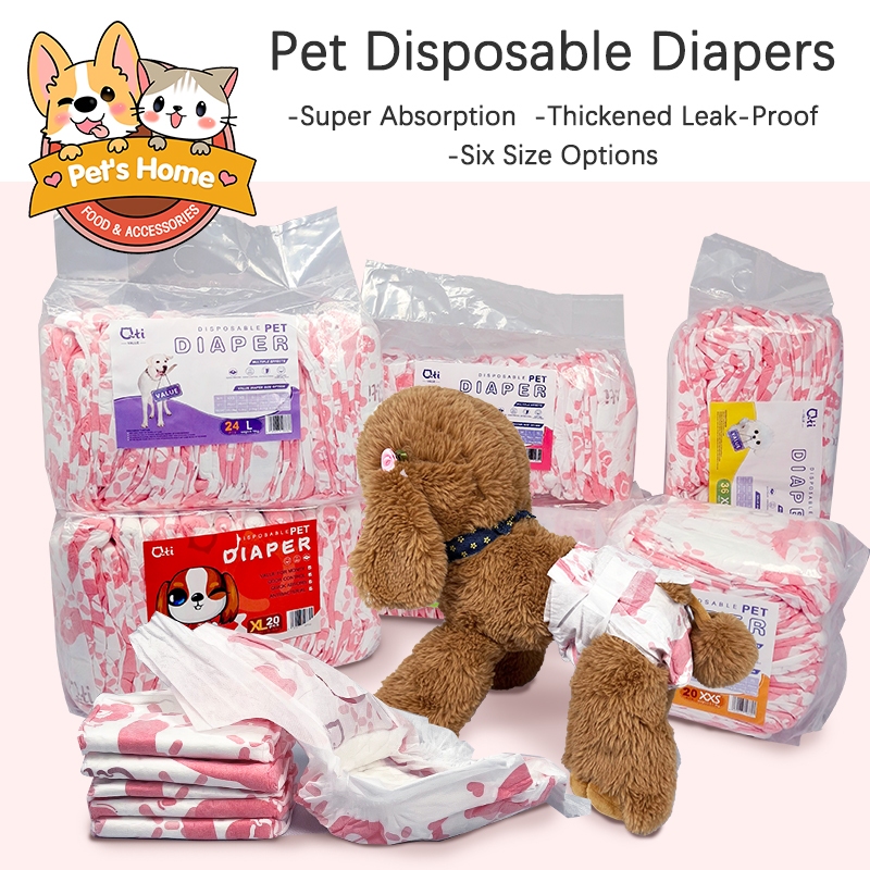 12pcs Pet Dog Diaper Diaper Female&Male Dogs and Cats Diaper Kitten