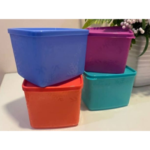 [random color 1PC] TUPPERWARE SNOWFLAKES Medium 800ML (1PC) | Shopee ...