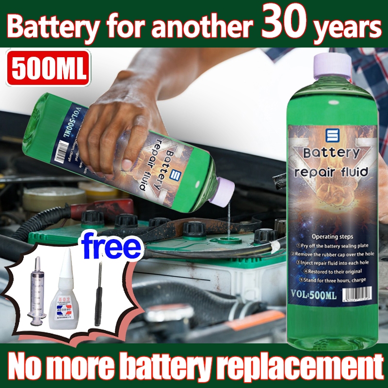Restore battery performance BYC air bateri kereta battery acid water